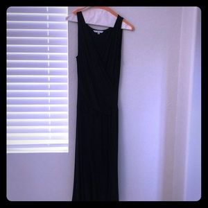 Black summer maxi style dress